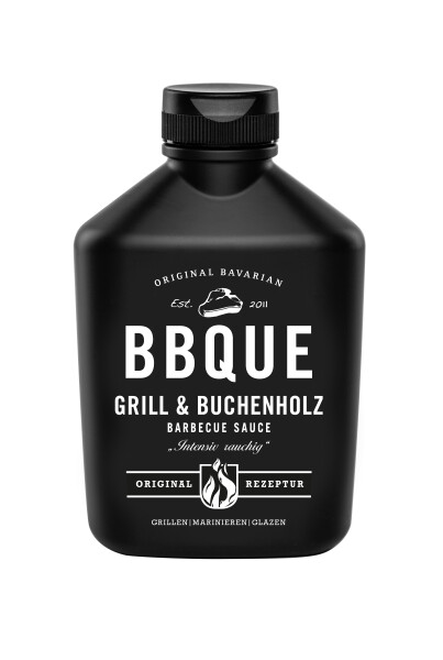 BBQUE Barbecuesauce Grill & Buchenholz