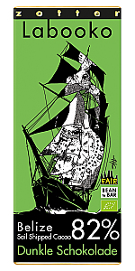 Zotter BIO Labooko 82% Belize "Sail Shipped Cacao"