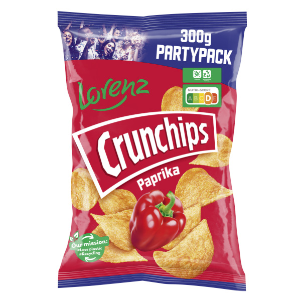 Lorenz Crunchips Paprika Partypack