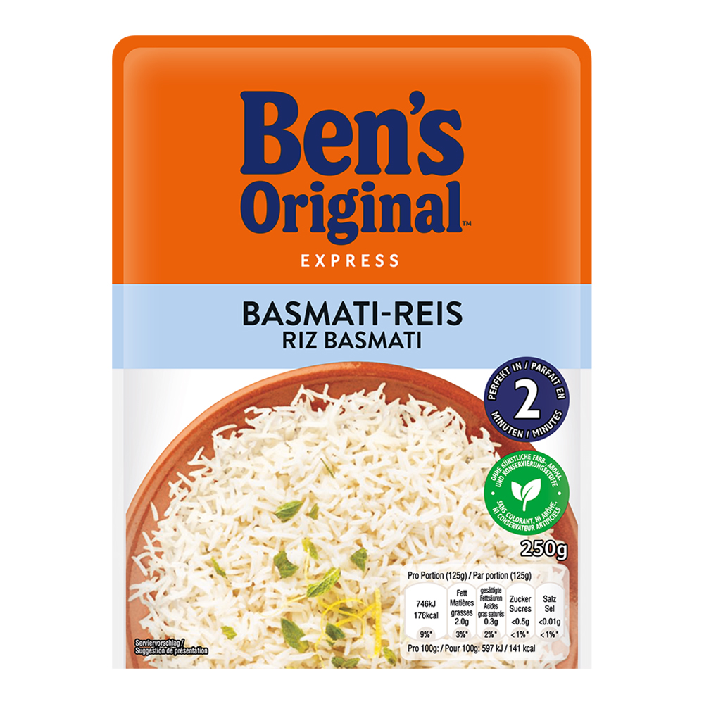 BEN'S ORIGINAL - Riz express Basmati 250 g BEN'S…
