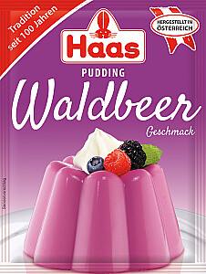 Haas Pudding Waldbeer