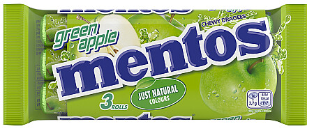Mentos green apple 3er