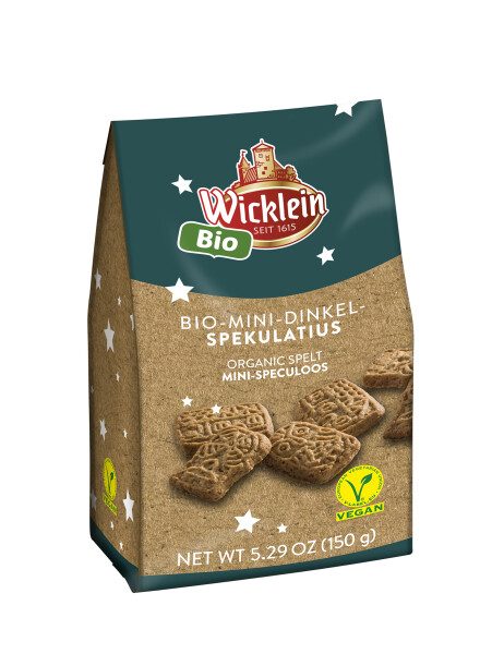 Wicklein Bio Mini-Dinkel-Spekulatius