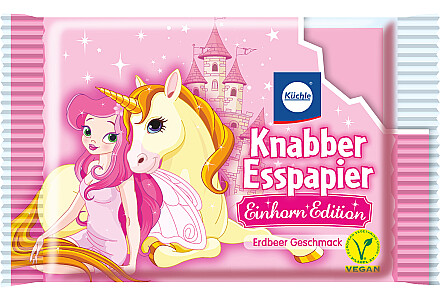 Küchle Knabber Esspapier Einhorn Edition