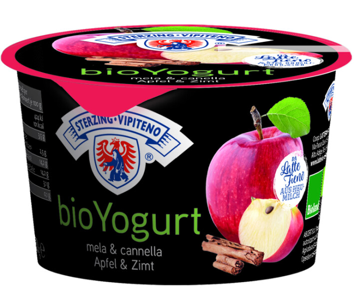 Sterzinger Joghurt Bio Yoghurt Apfel/Zimt