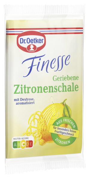 Dr. Oetker Finesse Geriebene Zitronenschale 3er