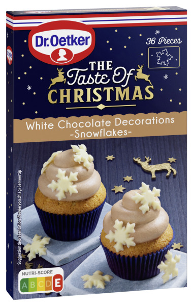 Dr. Oetker White Chocolate Snowflakes