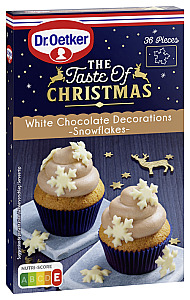 Dr. Oetker White Chocolate Snowflakes
