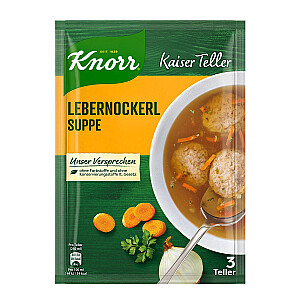 Knorr Kaiserteller Lebernockerl Suppe