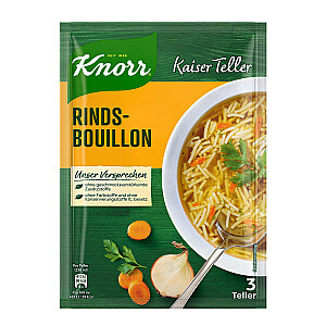 Knorr Kaiserteller Rindsuppe