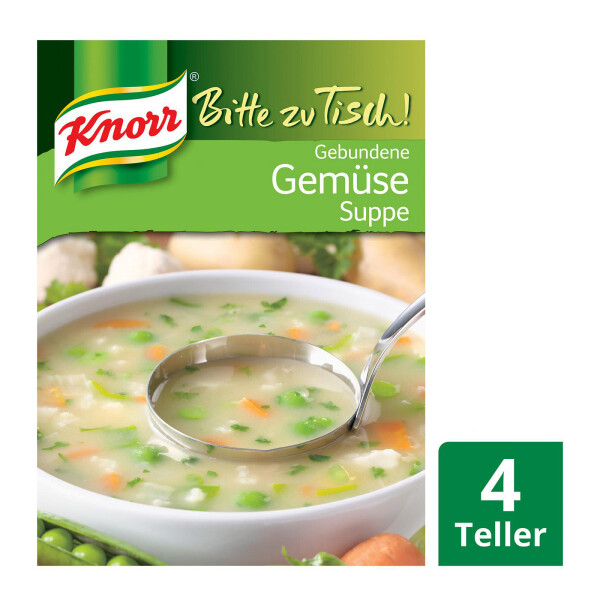 Knorr Bitte zu Tisch Gebundene Gemüsesuppe