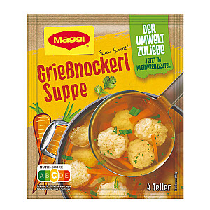 MAGGI Guten Appetit Grießnockerl Suppe