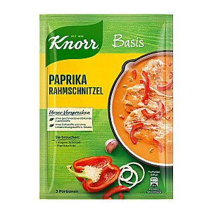 Knorr Basis für Paprika-Rahmschnitzel