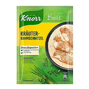 Knorr Basis Kräuter-Rahm-Schnitzel