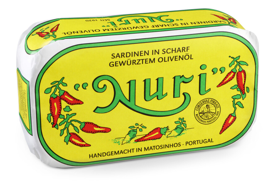 Nuri Sardinen scharf gewürzt in Olivenöl