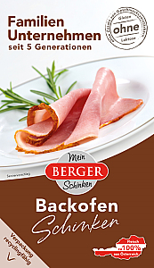Berger Backofenschinken geschnitten