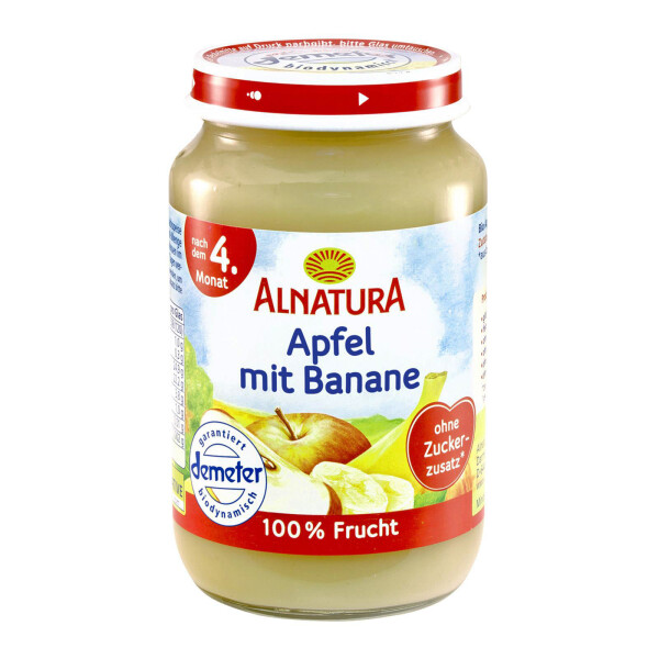 Alnatura Apfel mit Banane