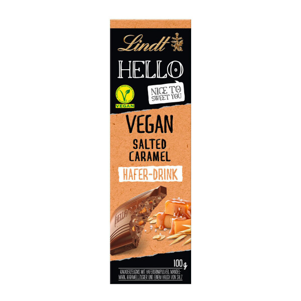 Lindt Hello Schokolade Salted Caramel Vegan