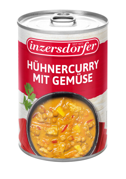 Inzersdorfer Hühnercurry mit Gemüse - Preisvergleich