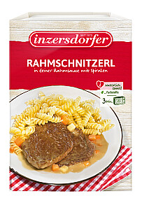 Inzersdorfer Rahmschnitzel mit Spiralen