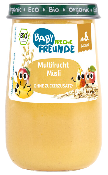 Freche Freunde Bio Gläschen Multifrucht Müsli