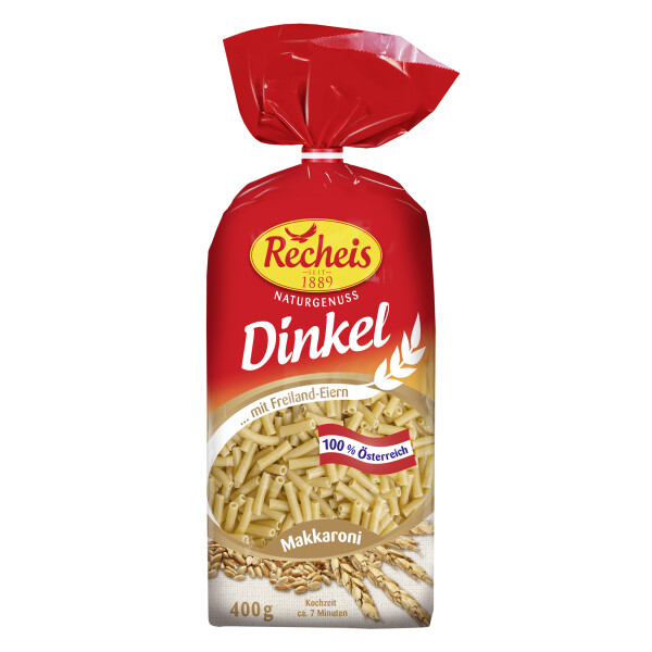 Recheis Naturgenuss Makkaroni Dinkel