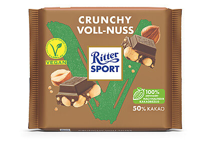 Ritter Sport Crunchy Voll-Nuss vegan