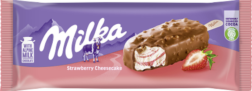 Milka Strawberry Cheesecake Stick