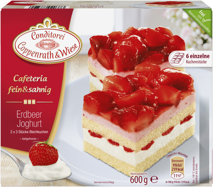 Conditorei Coppenrath & Wiese Cafeteria fein&sahnig Joghurt-Erdbeer