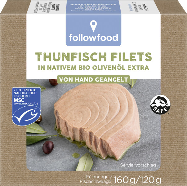 followfood MSC Thunfisch in nativem Bio-Olivenöl extra