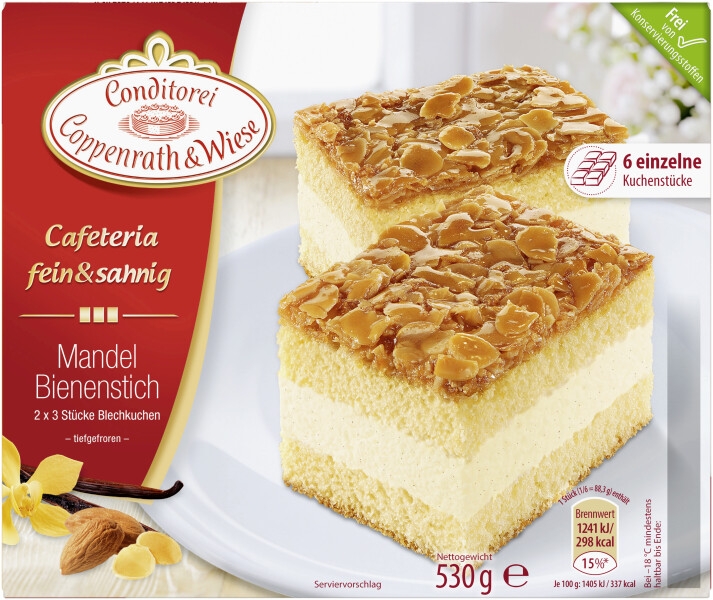Conditorei Coppenrath & Wiese Cafeteria fein&sahnig Mandelbienenstich