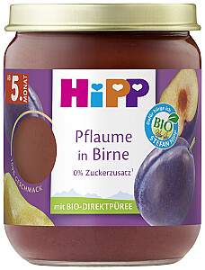 Hipp Pflaume in Birne