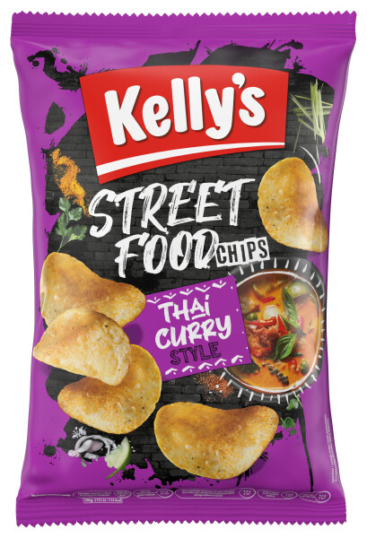 Kelly's Street Food Chips Thai Curry