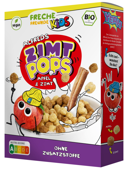 Freche Freunde Bio Alfreds Zimt Pops - Apfel & Zimt