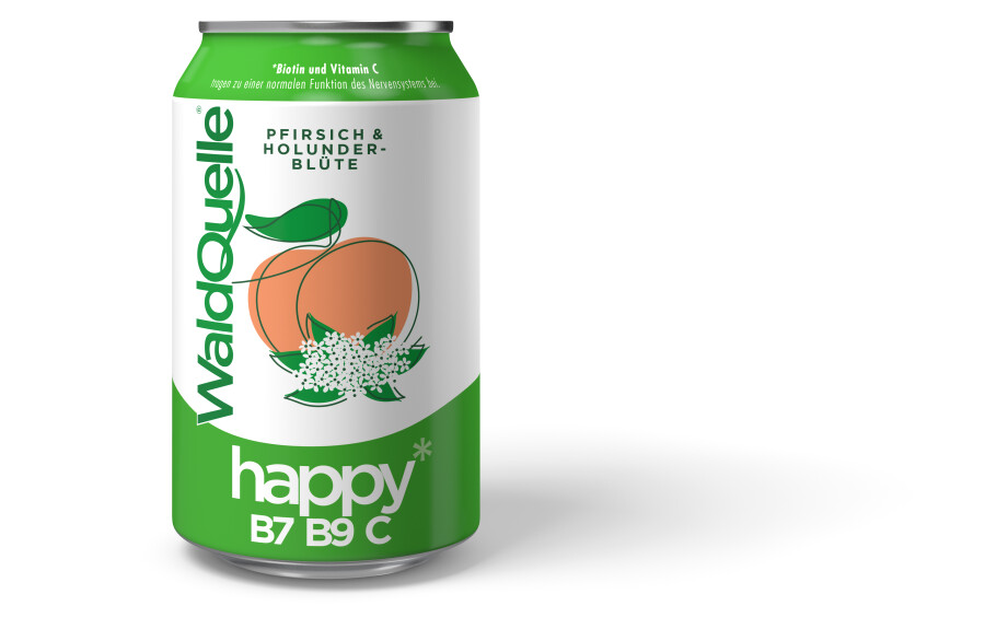 Waldquelle Happy Pfirsich - Holunderblüte