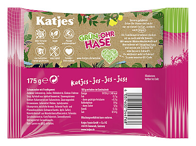 Katjes Grün Ohr Hase
