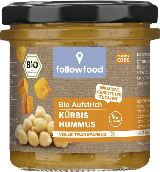 Rettergut Kürbis & Karotte Hummus