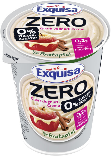 Exquisa Zero Quark-Joghurt Bratapfel